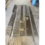 A quantity of carved oak panelling ex Beverley Minster approx. length 13m.