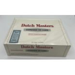 An unopened box of 50 ‘Dutch Masters’ Corona De Luxe cigars.