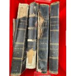 Books. The Illustrated London News. Vols XXIV 1854, 27 1855, XXVIII & XXIX 1856. Distressed