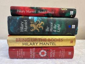 Hilary Mantel: Four first editions, published London by Fourth Estate, to include : 'Wolf Hall' 2009