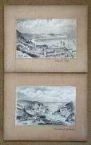 F. S. Smith (1860-1925). Two pen and ink drawings, “Flamborough, Yorkshire” signed lower left and