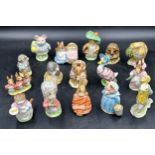 A collection of Beswick Beatrix Potter figurines to include 'Little Pig Robinson', 'Hunca Munca', '