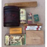 Various cigars to include Schimmelpenninck cigars x 9 in case, two Romeo Y Julieta Churchill 1875