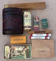 Various cigars to include Schimmelpenninck cigars x 9 in case, two Romeo Y Julieta Churchill 1875