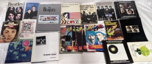 A large collection of Beatles books to include The Beatles Anthology, The Beatles Unseen, The