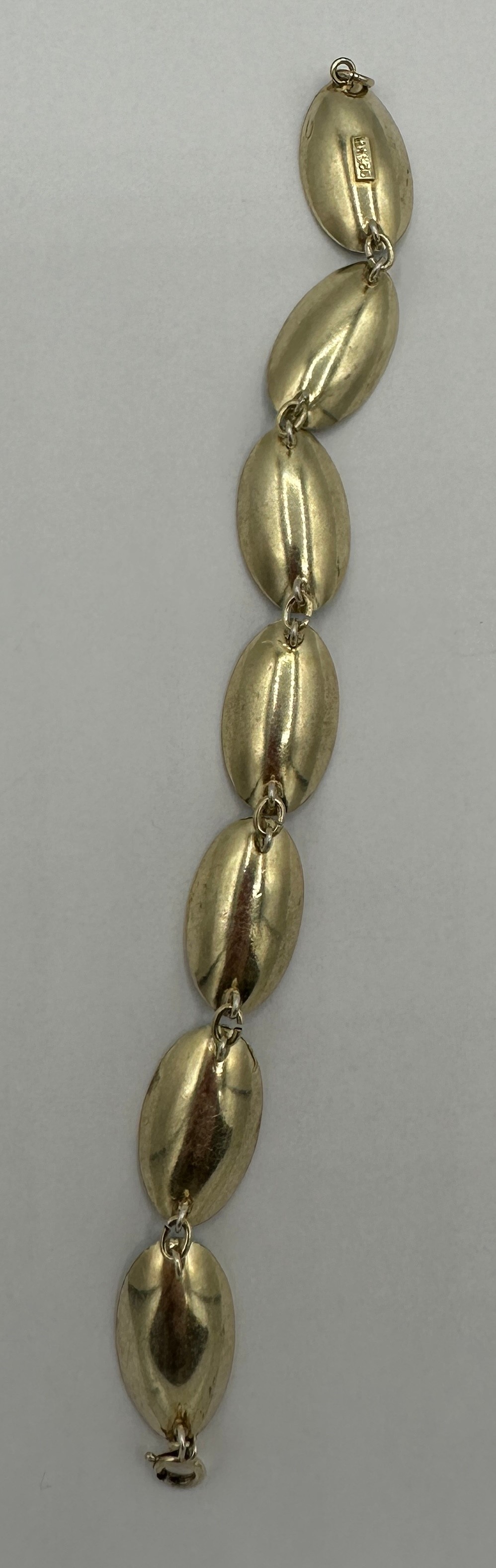 A silver and enamelled bracelet by Kristin Hestenes. Marked KH 925. 18.5cm l. - Image 3 of 6