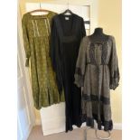 A collection of three 1960's dresses to include a Fine Feathers, Henley in Arden with 14 label,