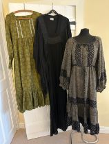A collection of three 1960's dresses to include a Fine Feathers, Henley in Arden with 14 label,