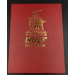 A limited edition leather bound 88/100 copy of Ron Embleton's Wulf the Briton the complete