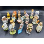 A collection of Beswick Beatrix Potter figures to include 'Sally Henny Penny', 'Anna Maria', '