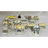 A quantity of Coalport cottages to include Shakespeare’s Birthplace, The Gate House, Park Lodge, The