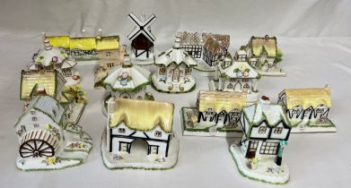 A quantity of Coalport cottages to include Shakespeare’s Birthplace, The Gate House, Park Lodge, The