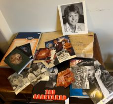 A huge quantity of photographs, autographs, letters , cards and scrap books relating to Peggy’s time