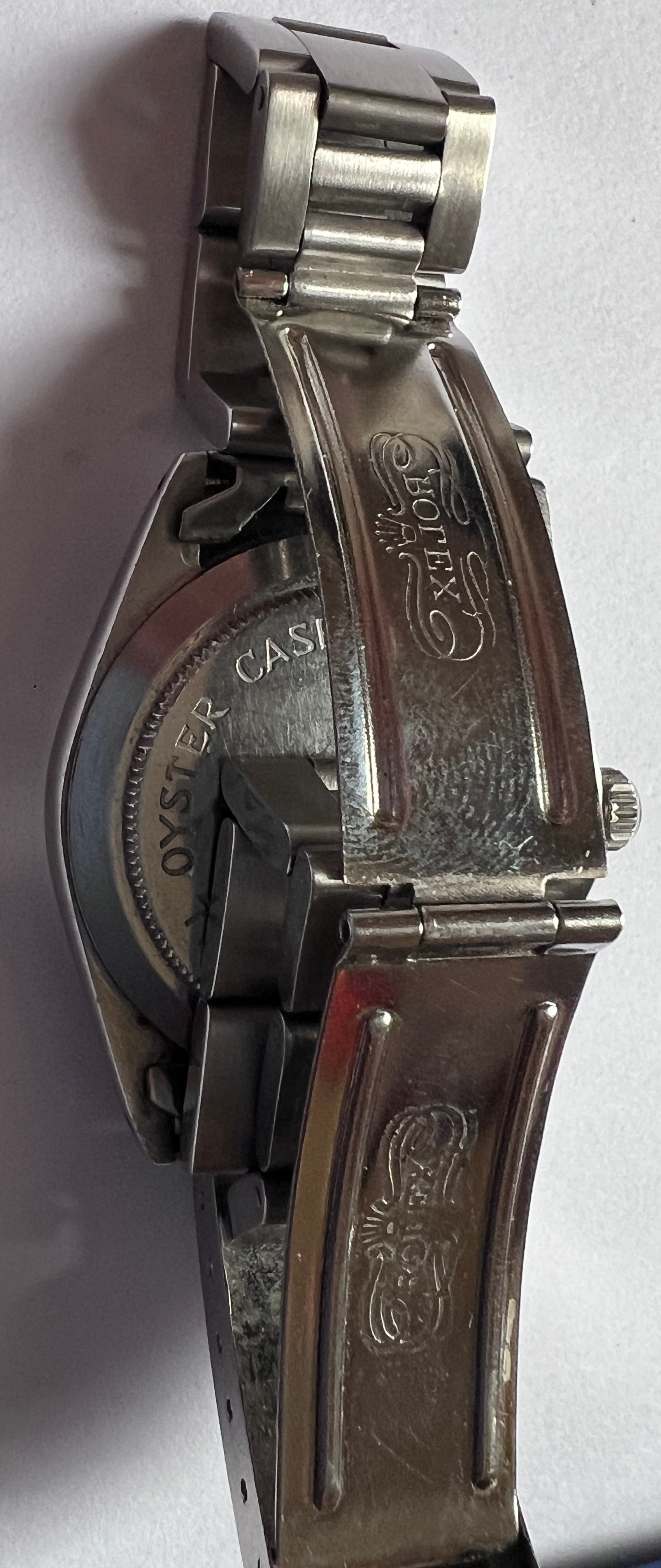 A Tudor Prince Oysterdate Rotor self winding wristwatch, C1970 with date aperture. Rolex crown - Image 7 of 7