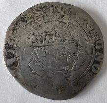A Charles I silver Half Crown. 11gm approx.
