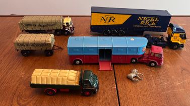 Diecast Corgi models to include Nigel Rice Lorry, Smith of Maddiston Ltd, Bedord S Type and a