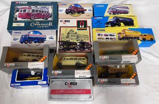 A collection of Corgi diecast models comprising: Corgi 31002 Foden FG Cylindrical Tanker And