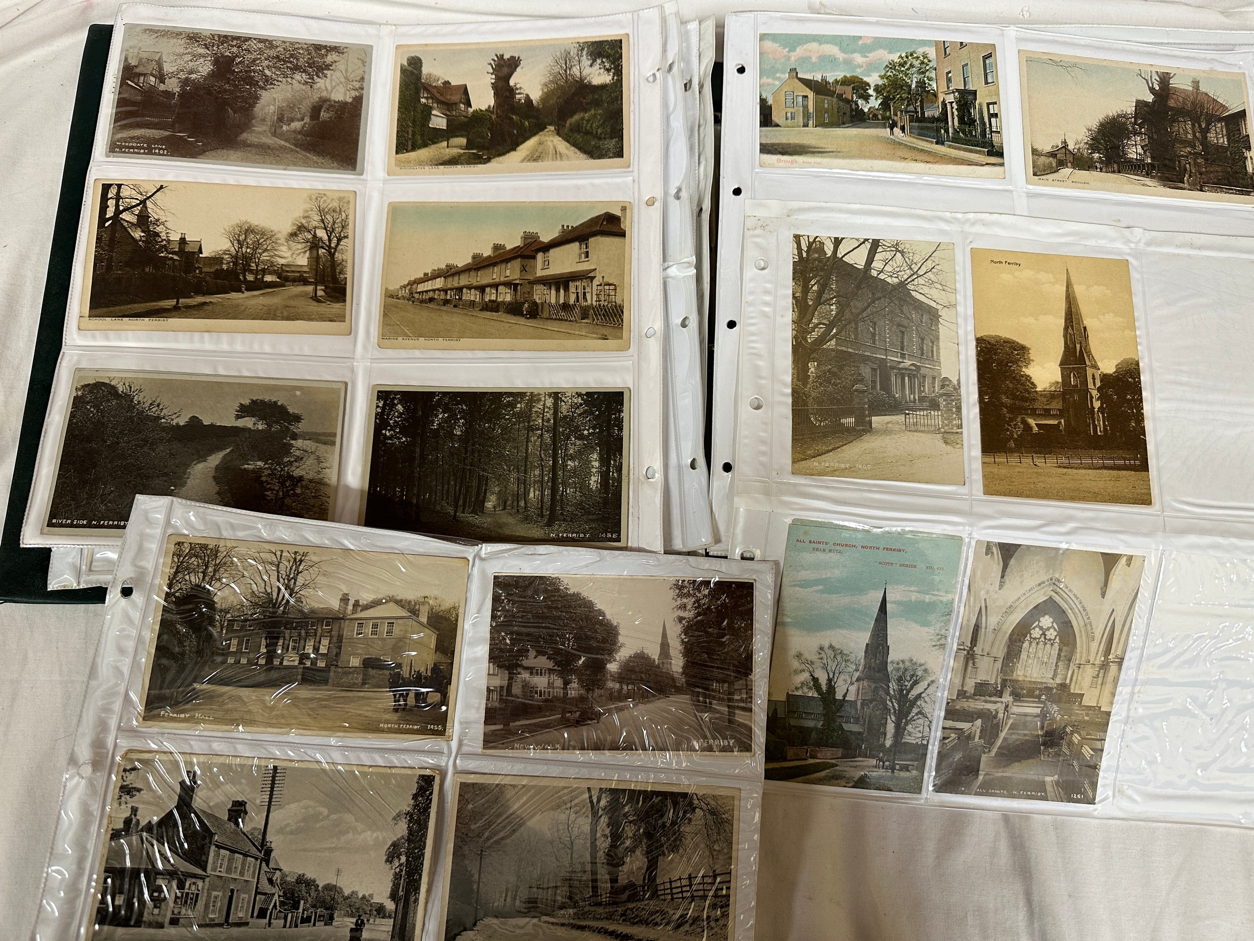 East Riding of Yorkshire interest. A large album, approx. 378, postcards of East Yorkshire Regiment, - Image 7 of 20