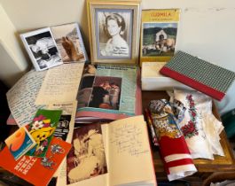 A comprehensive collection of memorabilia, photographs and letter tracing the friendship of Peggy