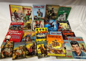 Various children's annuals to include Roy Rogers, Chatterbox, Robin Hood, William Tell, Rawhide, The