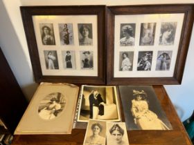 Late 19th and early 20thC theatre and film stars photographs, some signed, to include Gertrude