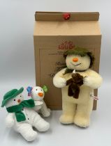 Steiff Raymond Briggs "The Snowman Dancing with Teddy" 26cm h. Limited Edition of 1,500 pieces