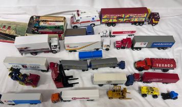 Unboxed plastic and diecast models to include, Joal, NZG, Lesney, Polistil, Ralstory etc.