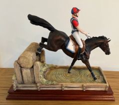 Border Fine Arts 'Cross Country', model No. B0319. 208/850. By Rob Donaldson, on wood base, with