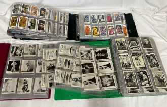 Four albums of cigarette cards to include: Carreras Ltd 'Film Stars'(216), 'Film and Stage Beauties'