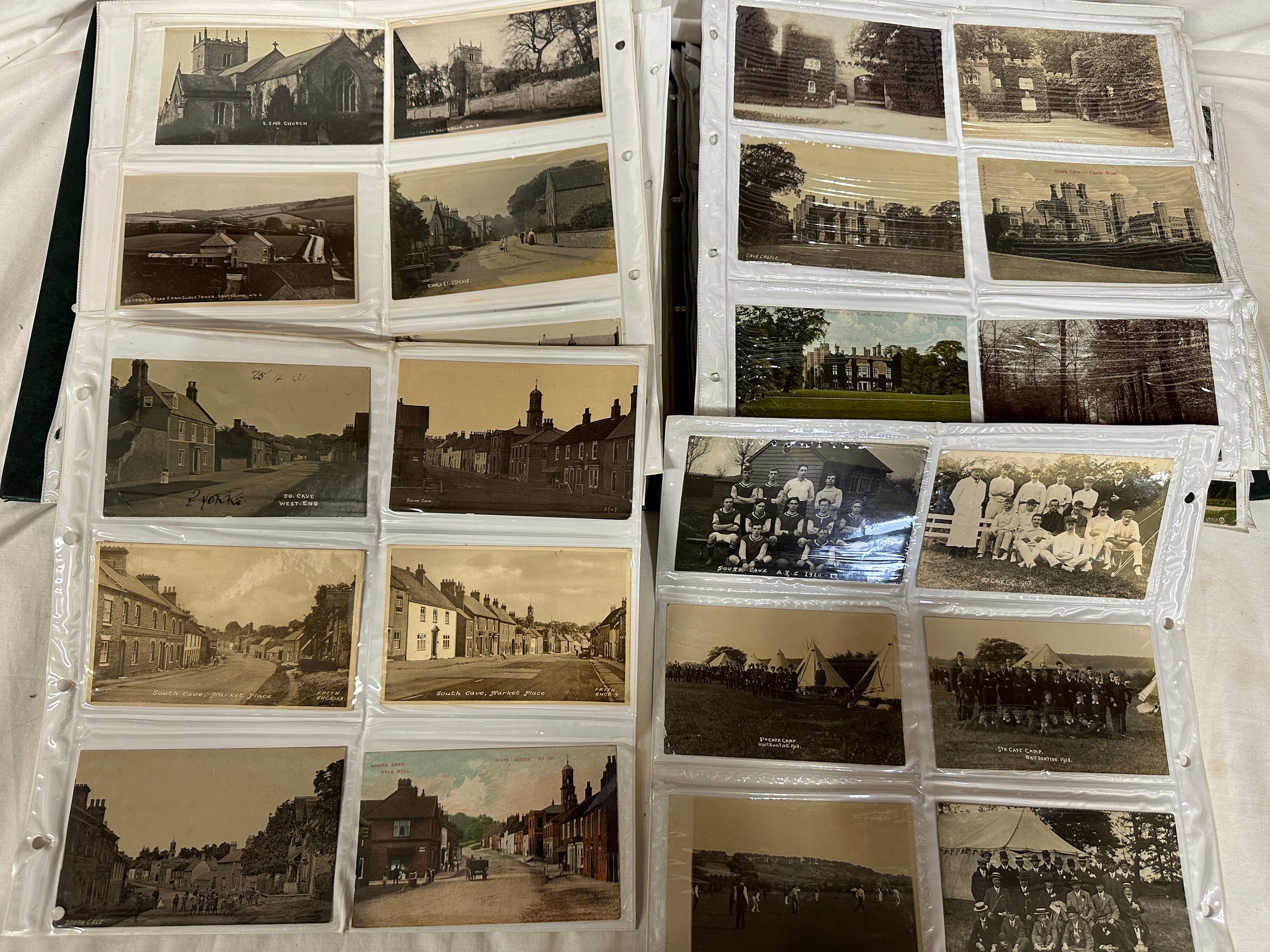 East Riding of Yorkshire interest. A large album, approx. 378, postcards of East Yorkshire Regiment, - Image 9 of 20