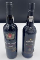 A bottle of Taylor's 1996 Port and a Warre's Heritage Port.