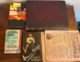 Books and papers to include 2 x Hull Topics, ‘The Fred Emney Story’, signed, Barbara Mullen, ‘Life