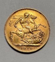A Victorian full gold sovereign 1900, Perth mint mark.