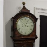 A 19th century mahogany longcase clock, the 12 inch circular dial indistinctly inscribed Randall?,