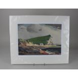 After Eric Slater (1896-1963), Seaford Head, limited edition reproduction giclee print, numbered