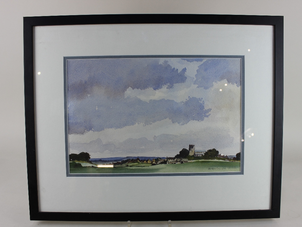 Hugh Ennion (b 1932), three watercolours depicting rural landscapes, all signed, to include 'Early