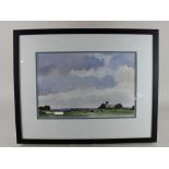 Hugh Ennion (b 1932), three watercolours depicting rural landscapes, all signed, to include 'Early