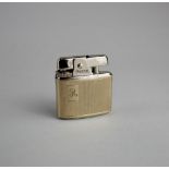 A Ronson 9ct gold cased lighter, engraved with initial R, gross weight 62.7g