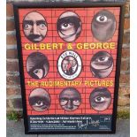 After Gilbert & George (Italian b 1943 and British b 1942), a framed poster, 'The Rudimentary