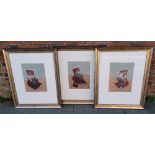 After Francis Bacon, Three Studies for Portrait of Lucien Freud, triptych, colour prints possibly