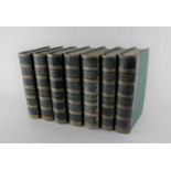 Charles Dickens, seven early volumes including Bleak House, Our Mutual Friend, Dombey and Son with