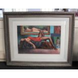 Y Anthony Orme, reclining figure, pastel, signed, 51cm by 76cm (ARR)
