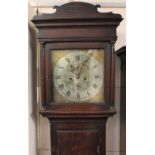 An oak longcase clock, the 11 1/2 inch dial inscribed Richard Stone of Reading with pierced brass