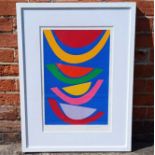 Y Sir Terry Frost RA (1915-2003), Swing on Blue (Kemp 218), screenprint in colours, signed and