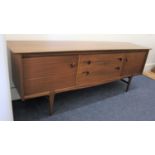 A mid-century teak sideboard possibly 'Fonseca' designed by John Herbert for Younger (no maker's