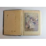 Alma Gogin (1854-1948), an album of sketches in oil, watercolour, charcoal and other mediums, to