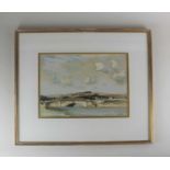 Albert Enest Bottomley RBA (1873-1950) two watercolours of Shoreham comprising a view of the Adur