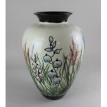 A Lorna Bailey Art Ware 'Summer Garden' pattern baluster vase, limited edition 31 of 50,