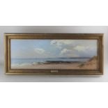 Frederick John Widgery (1861-1942), coastal landscape with distant boats, The Mear Rocks, Exmouth,