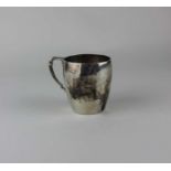 A George V silver mug maker S Blanckensee & Son, Birmingham 1933, 5oz, 8cm